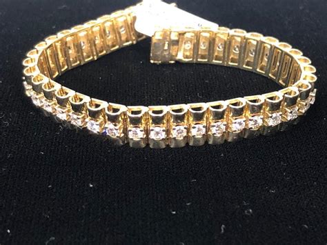 rolex style diamond tennis bracelet|rolex leather bracelet.